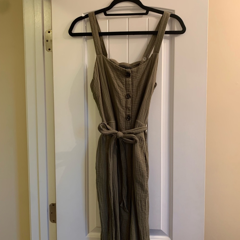 Green Jumpsuit with pockets